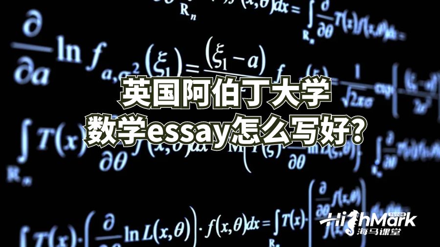 英国阿伯丁大学数学essay怎么写好?