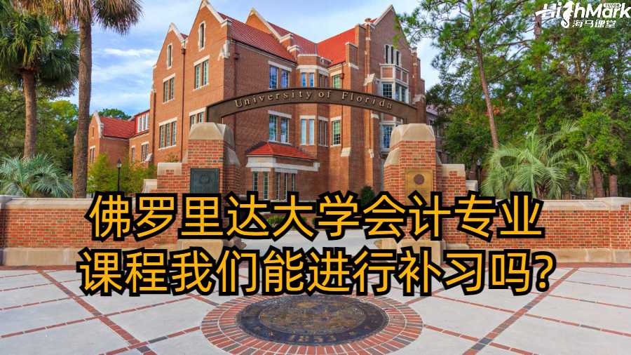 佛罗里达大学会计专业课程我们能进行补习吗?