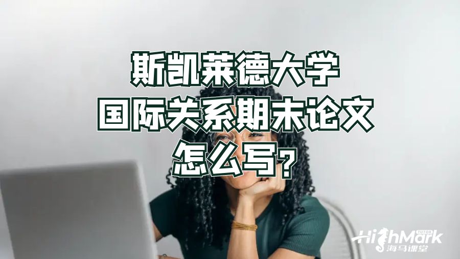 斯凯莱德大学国际关系期末论文怎么写?