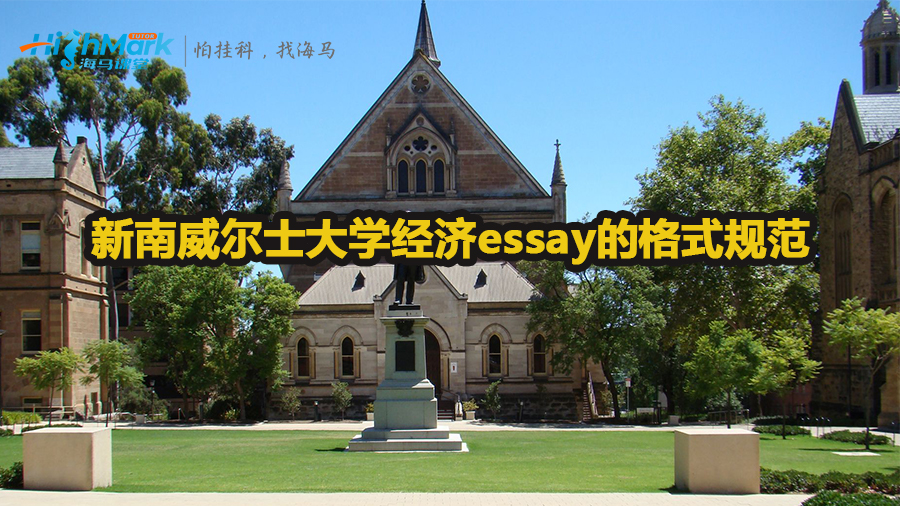 新南威尔士大学经济essay的格式规范