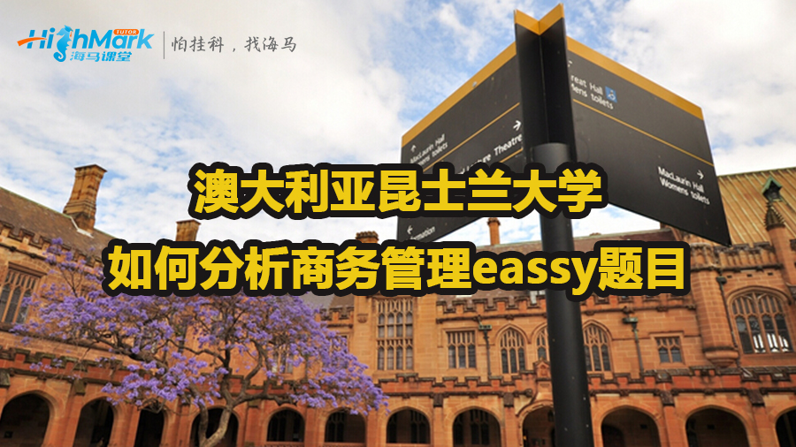 昆士兰大学如何分析商务管理eassy题目