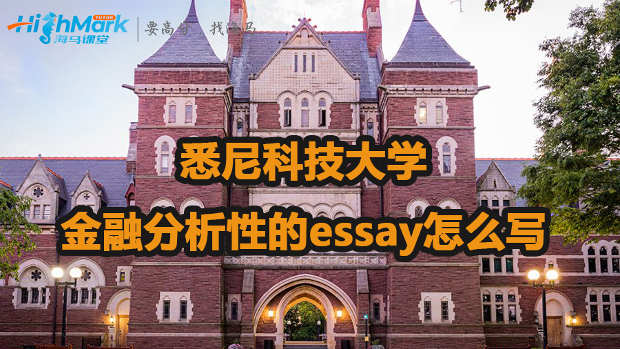 悉尼科技大学金融分析性的essay怎么写
