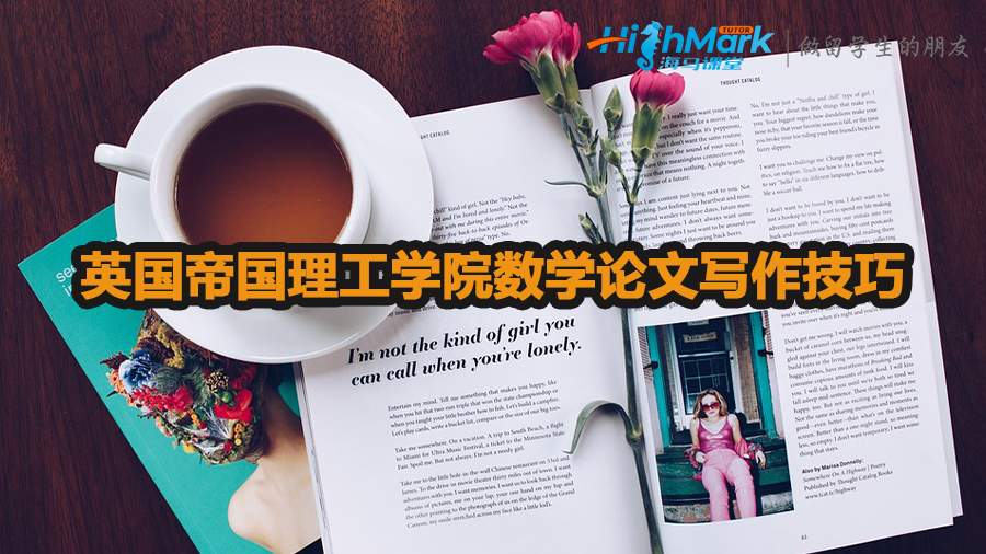 英国帝国理工学院数学论文写作技巧