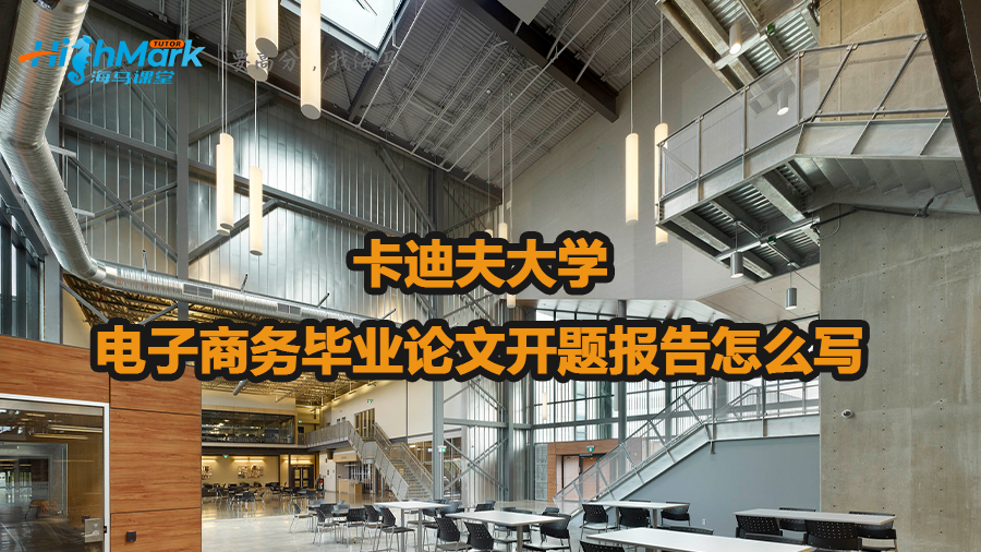 卡迪夫大学电子商务毕业论文开题报告怎么写