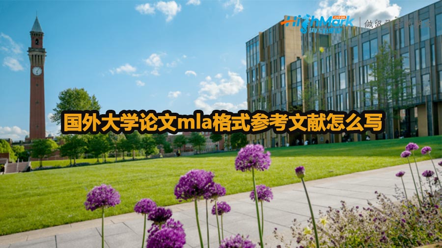 国外大学论文mla格式参考文献怎么写