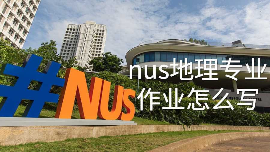 nus地理专业作业怎么写