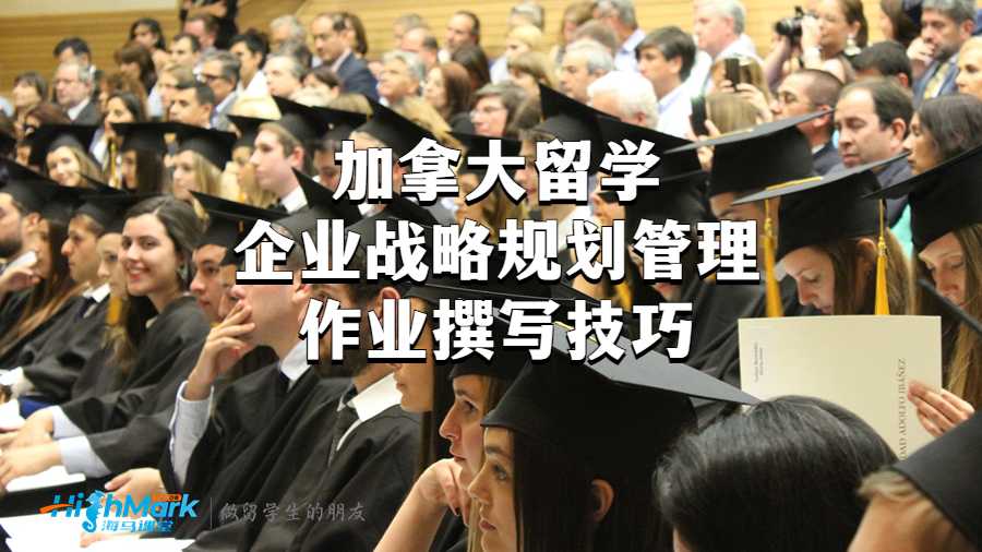 加拿大留学企业战略规划管理作业撰写技巧