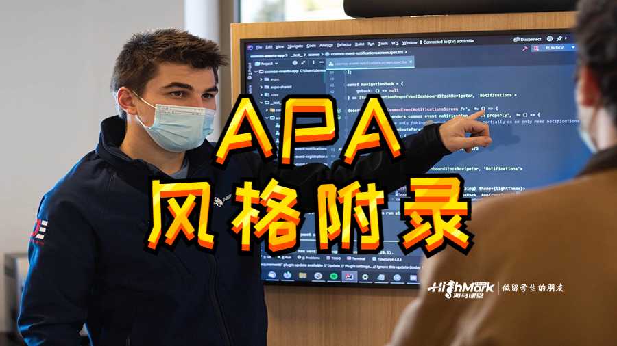 APA 风格附录