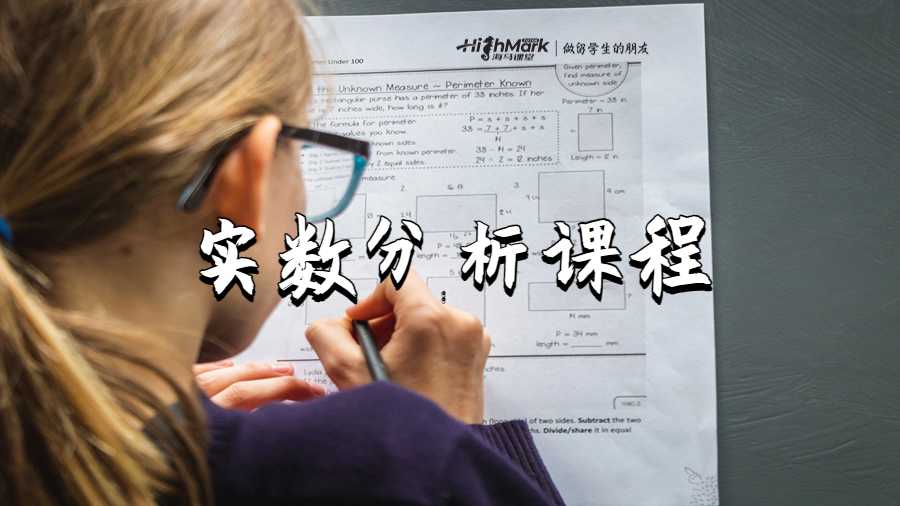 实数分析课程