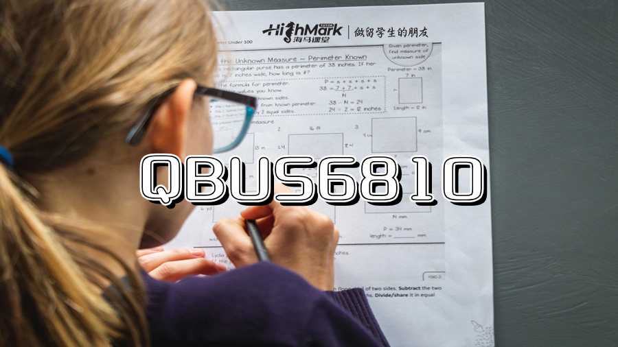 QBUS6810