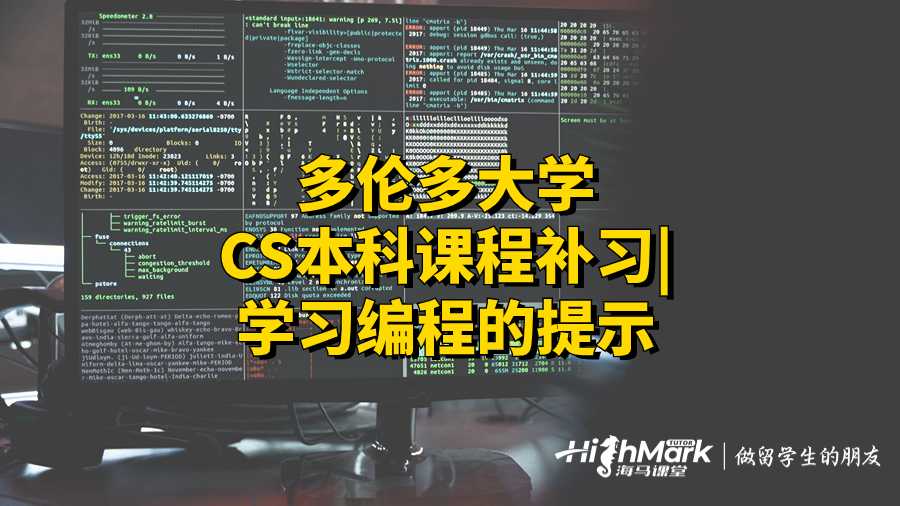 多伦多大学CS本科课程补习