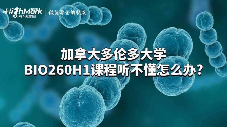 加拿大多伦多大学BIO260H1课程听不懂怎么办?