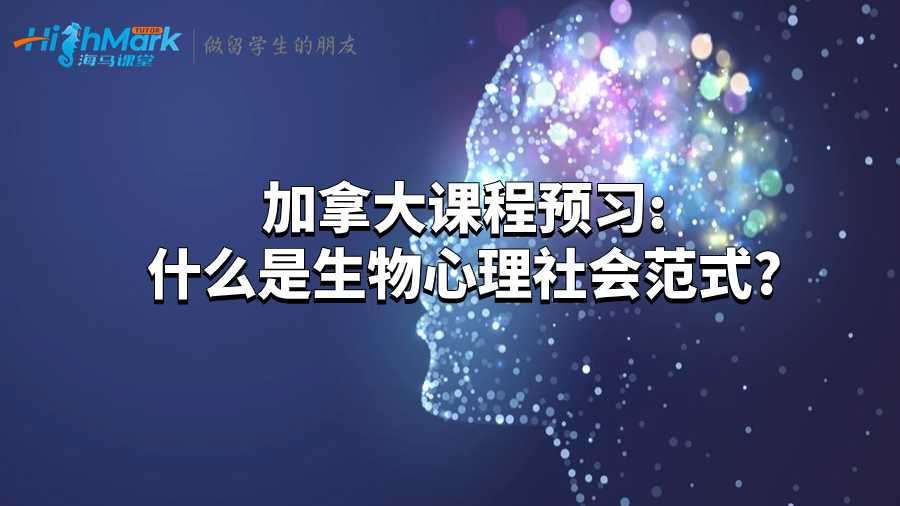 加拿大课程预习:什么是生物心理社会范式?