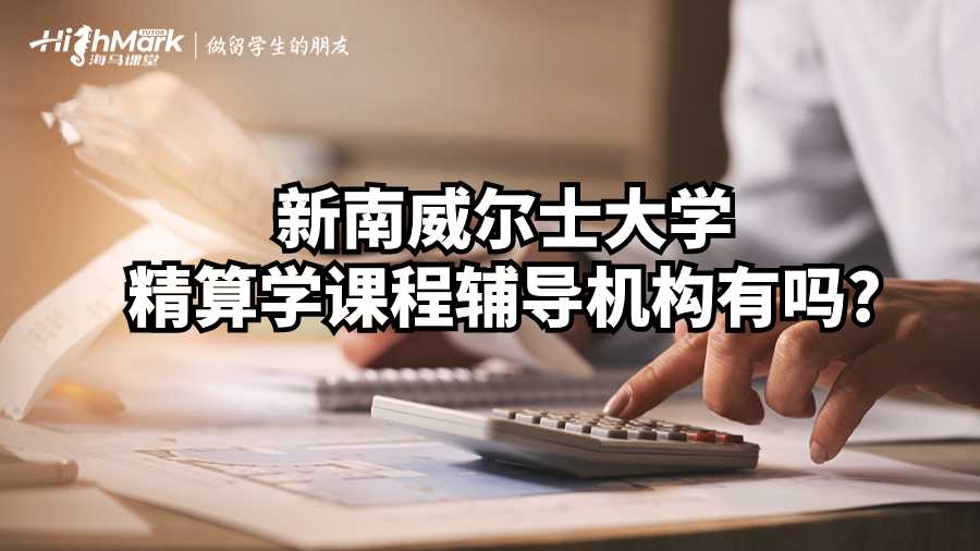 新南威尔士大学精算学课程辅导机构有吗?