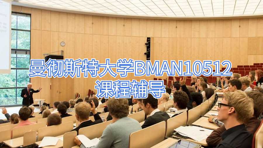 曼彻斯特大学BMAN10512课程辅导