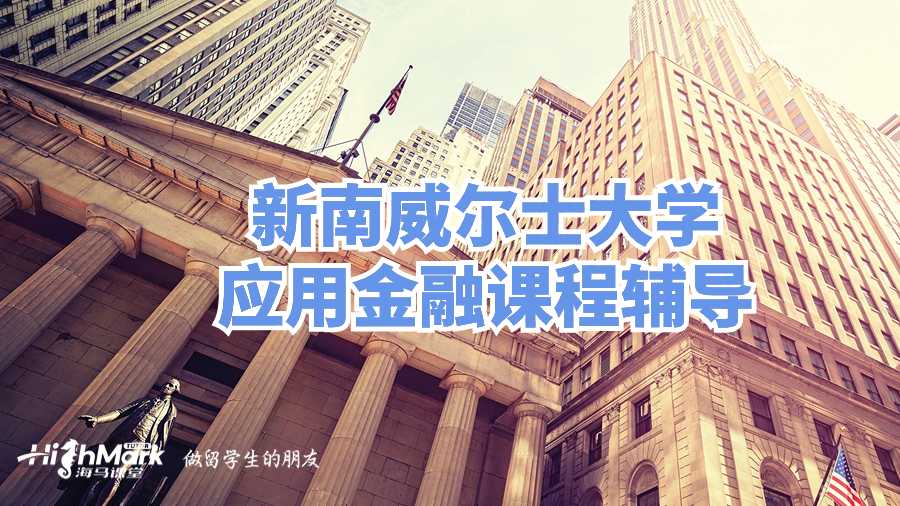 新南威尔士大学应用金融课程辅导