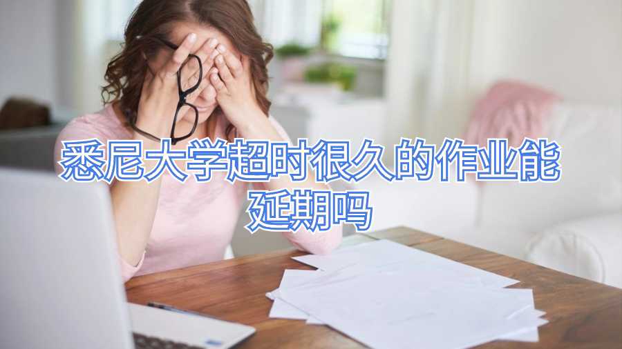悉尼大学作业延期申请