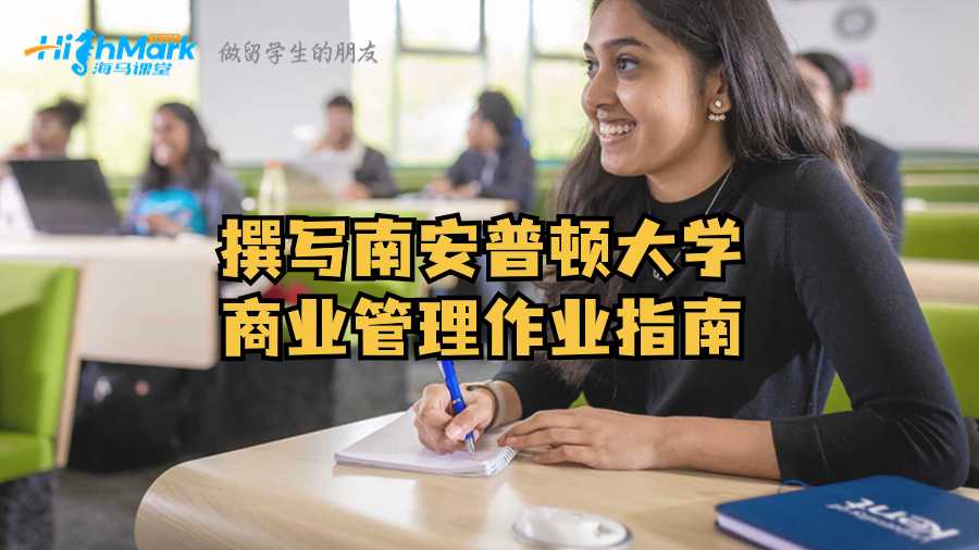 撰写南安普顿大学商业管理作业指南