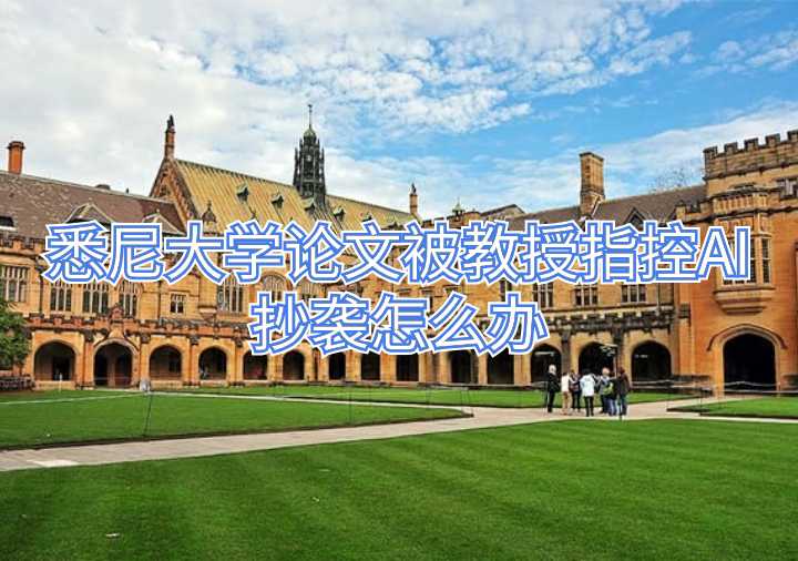悉尼大学论文被教授指控AI抄袭怎么办