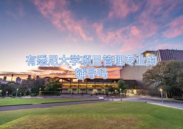 有悉尼大学项目管理专业的辅导吗