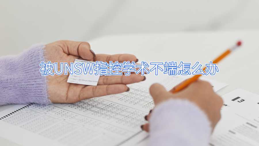 被UNSW指控学术不端怎么办