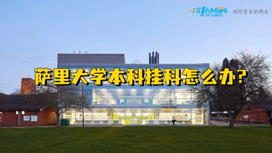 萨里大学本科挂科怎么办?