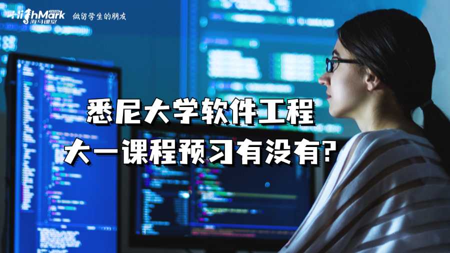 悉尼大学软件工程大一课程预习有没有?