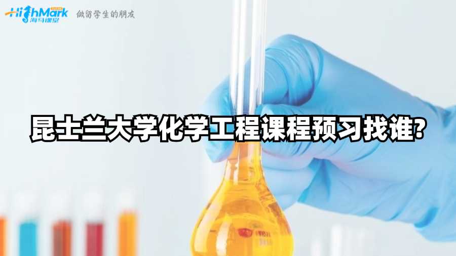 昆士兰大学化学工程课程预习找谁?