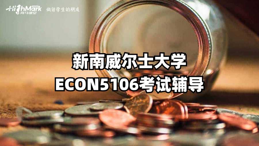 新南威尔士大学ECON5106考试辅导