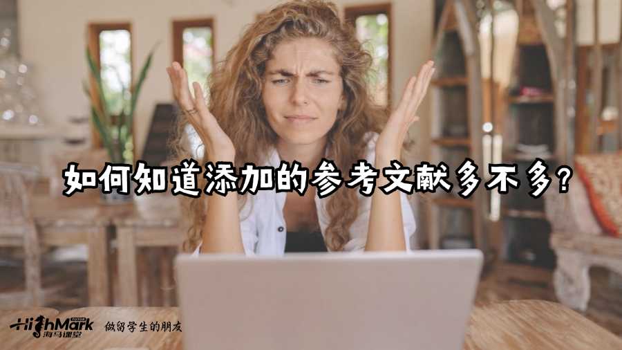 如何知道添加的参考文献多不多?