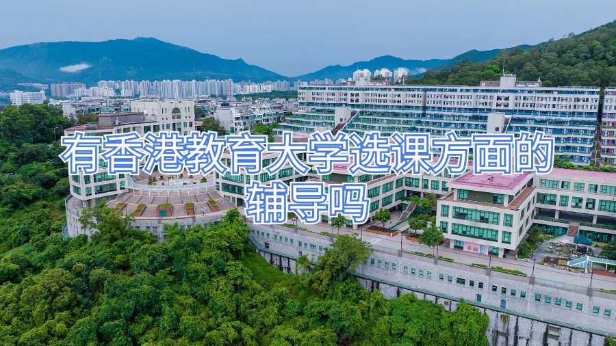 有香港教育大学选课方面的辅导吗