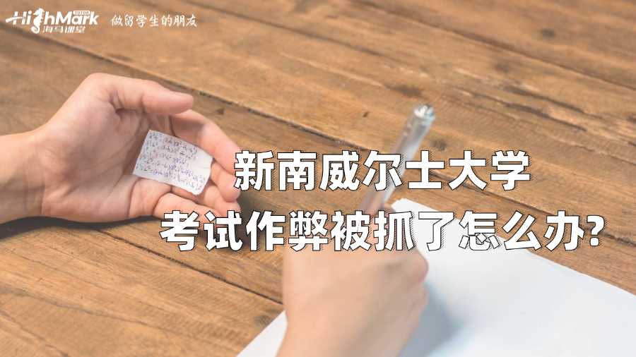 新南威尔士大学考试作弊被抓了怎么办?
