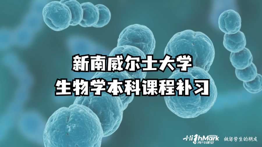 新南威尔士大学生物学本科课程补习