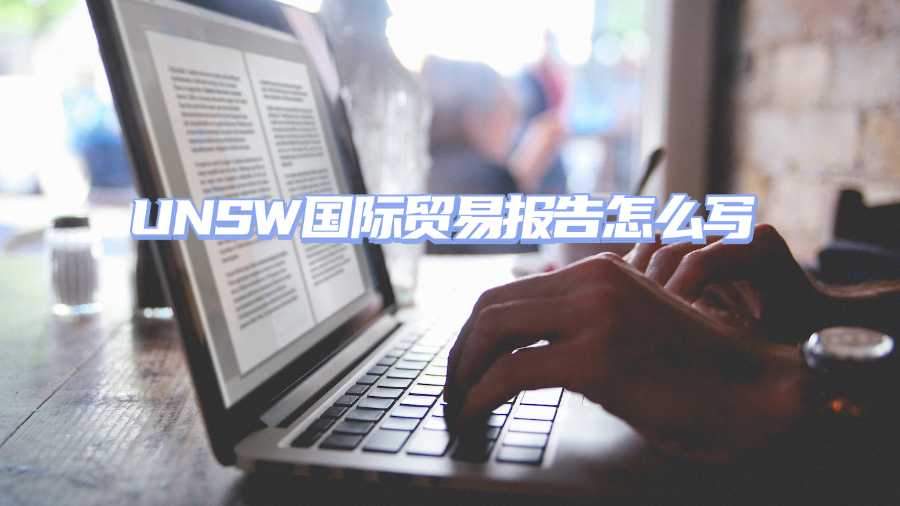 UNSW国际贸易报告怎么写