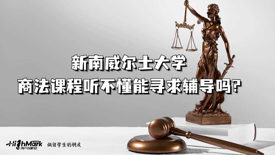 新南威尔士大学商法课程听不懂能寻求辅导吗?