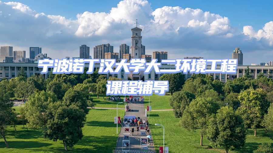 宁波诺丁汉大学课程辅导