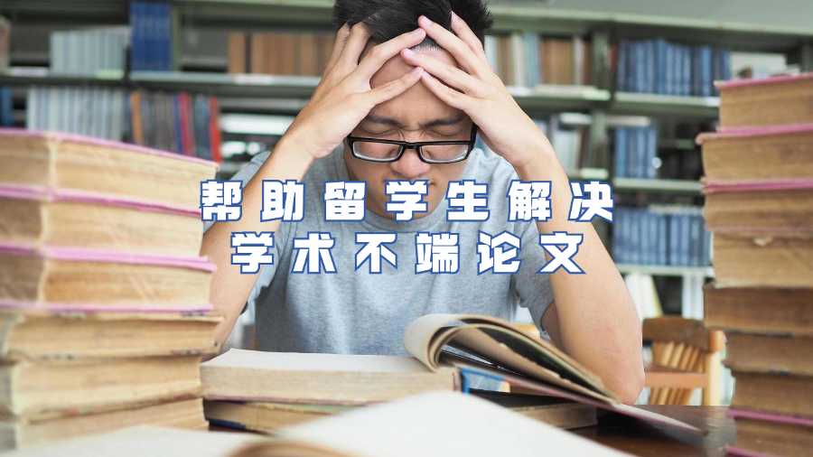 帮助留学生解决学术不端论文