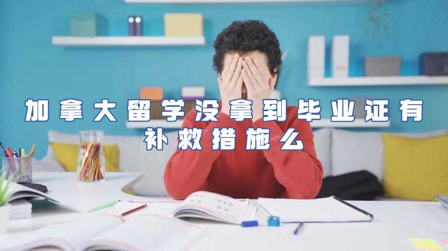 加拿大留学没拿到毕业证有补救措施么
