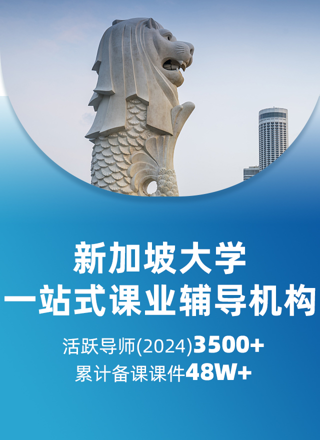 新加坡大学辅导