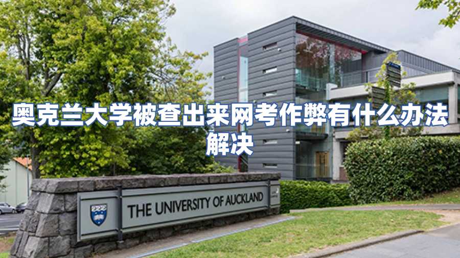 奥克兰大学线上作弊申诉