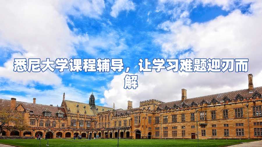 悉尼大学课程辅导