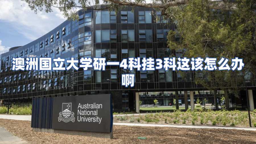 澳洲国立大学研一4科挂3科这该怎么办啊