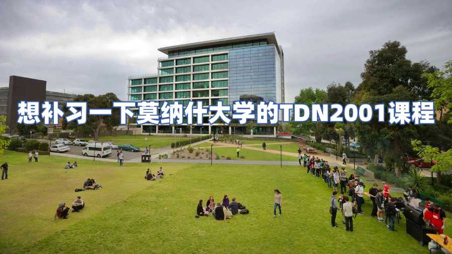 想补习一下莫纳什大学的TDN2001课程