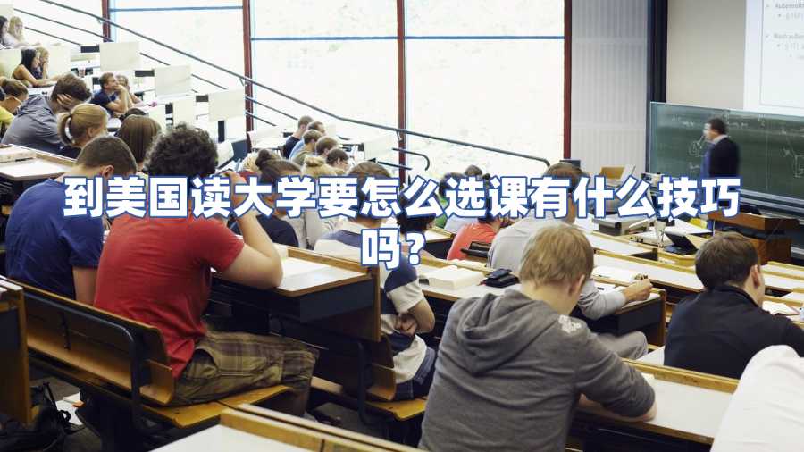 到美国读大学要怎么选课有什么技巧吗