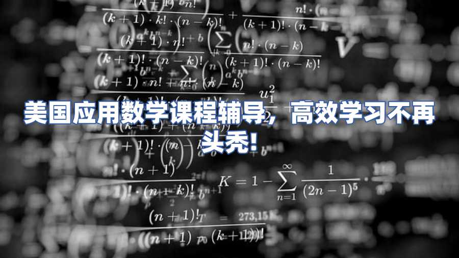 美国应用数学课程辅导，高效学习不再头秃!