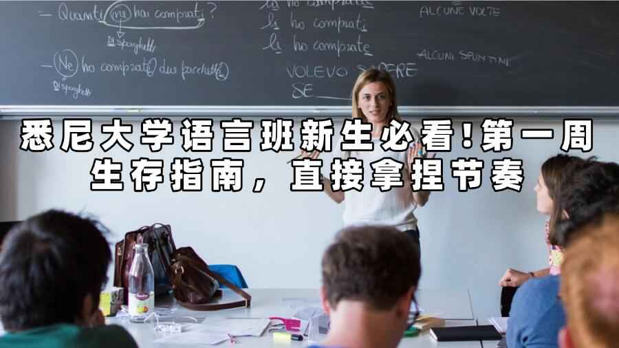 悉尼大学语言班辅导