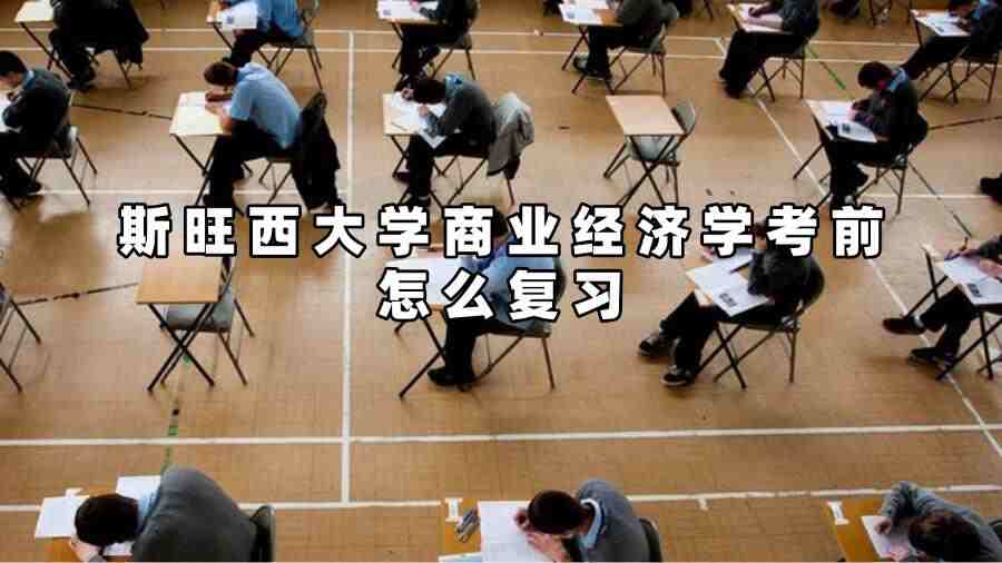 斯旺西大学商业经济学考前怎么复习