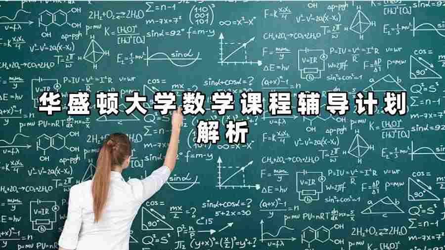 华盛顿大学数学课程辅导计划解析