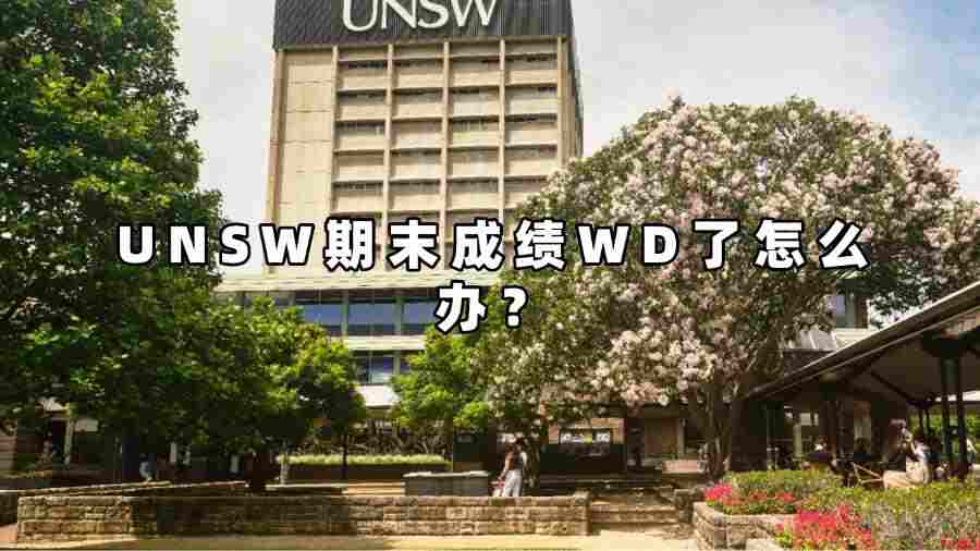 UNSW期末成绩WD了怎么办？