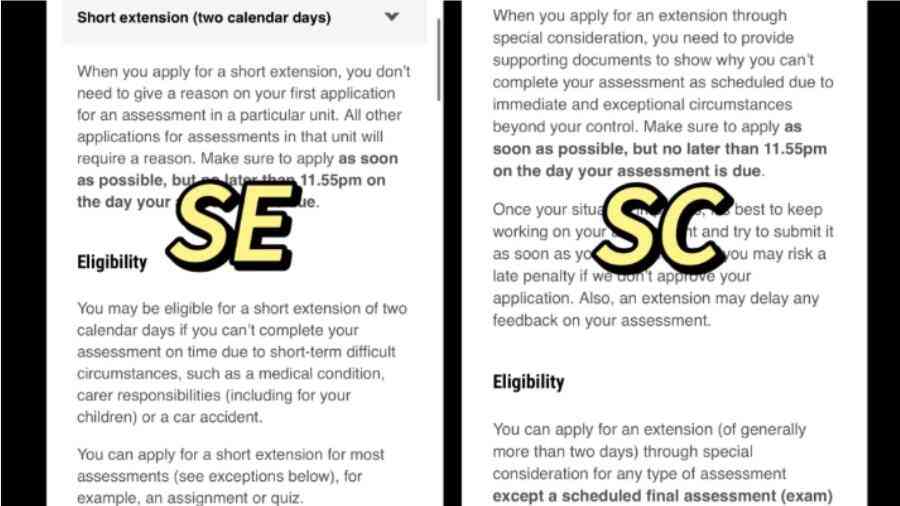 莫纳什大学延期申请指南：SE和SC流程+材料+注意事项全汇总